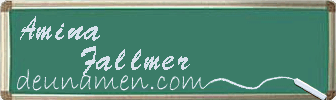 Amina Fallmer Visitenkarte